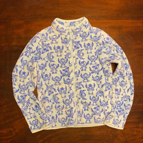 Disney Other - Girls size 7/8 Disney Stitch fleece zip up jacket